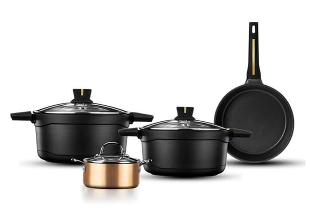 סט סירים 7 חלקים BEAT זהב - HOM'S