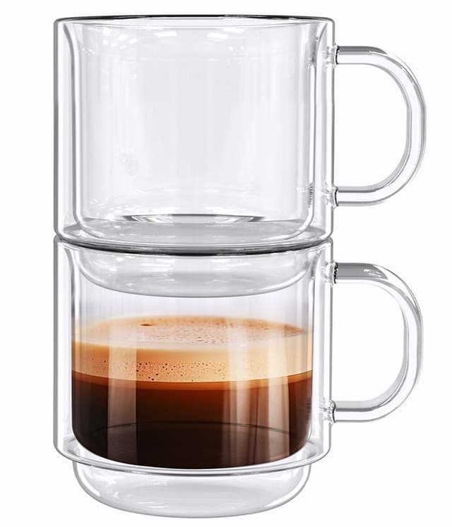 סט 2 כוסות דופן כפול