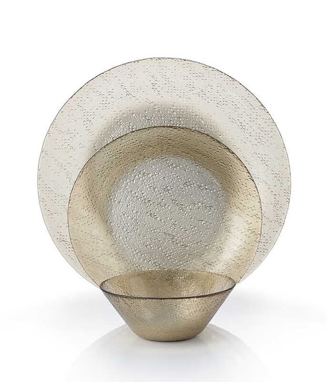 סט אוכל 18 חלקים GOLD EDEN זהב - HOM'S