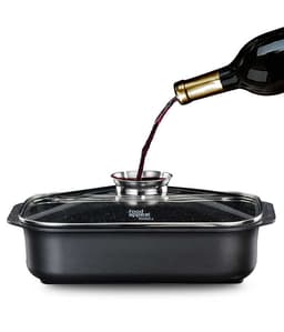 רוסטר עם מכסה ארומטי BLACK MARBLE בצבע שחור - HOM'S