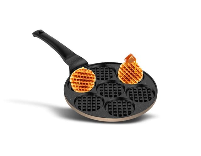 מחבת וופל 26סמ 7שקעי