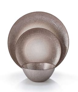 סט אוכל 18 חלקים GLITTER GRACE רוז גולד - HOM'S