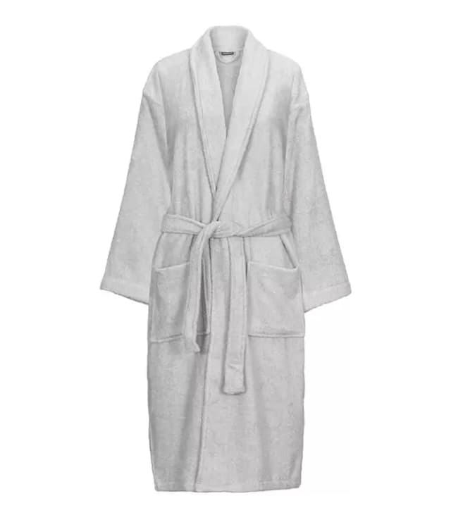 חלוק רחצה אפור בהיר S-M