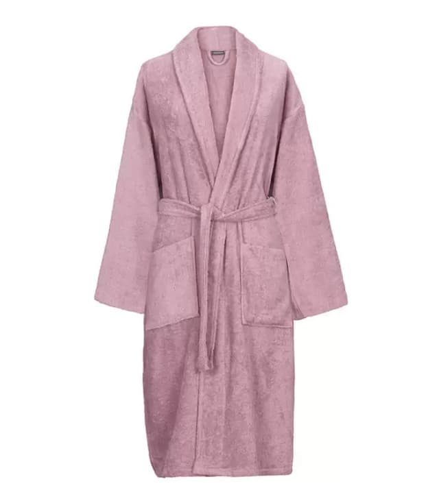 חלוק רחצה ורוד L-XL