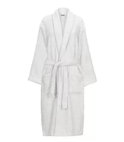 חלוק רחצה למבוגרים מכותנה איכותית - לבן XXL - HOM'S