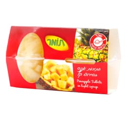 אננס בכוסות פלס. רביעיות 113 גר