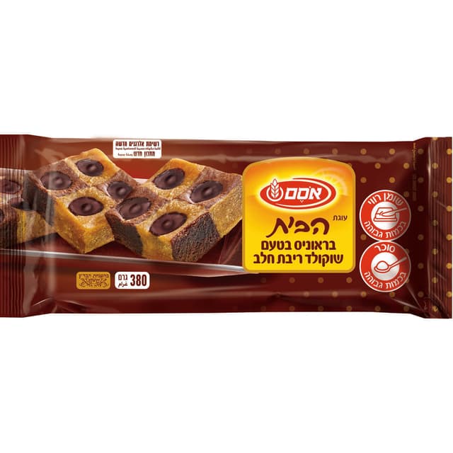 עוגת שבת בראוניס ריב