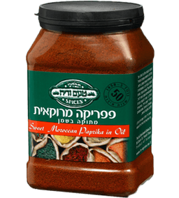 פפריקה בשמן מיכל 400 גרם