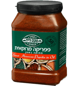 פפריקה בשמן מיכל 400 גרם