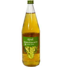 מיץ ענבים תירוש לבן 100% טבעי 1 ליטר