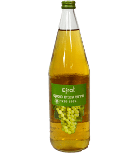 מיץ ענבים תירוש לבן 100% טבעי 1 ליטר