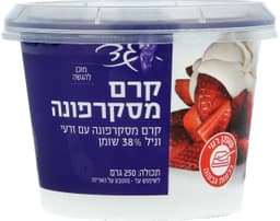 קרם מסקרפונה 250 גר