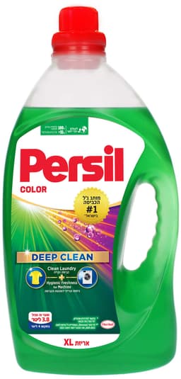 ג'ל לכביסה צבעונית 4 ליטר פרסיל