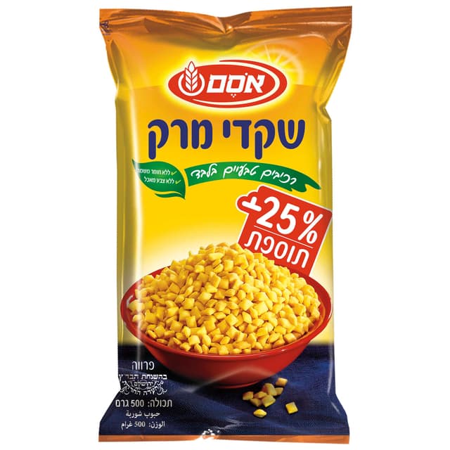 שקדי מרק 400 גרם25%+חינם