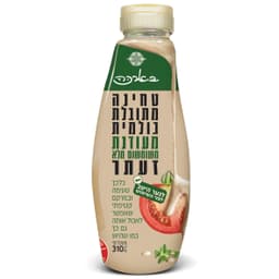 טחינה מתובלת גולמית מעודנת משומשום מלא ז