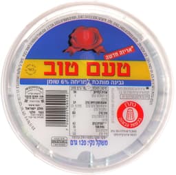 גבינת מותכת למריחה6%,120 ג' טעם טוב