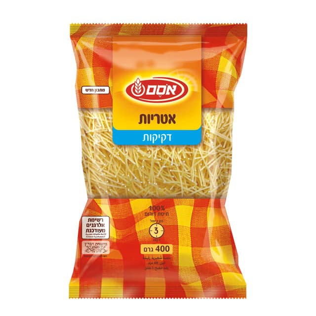 איטריות דקיקות אסם 400 גרם