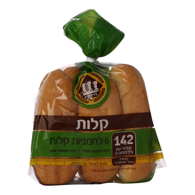 לחמניות קלות 80X6גרם