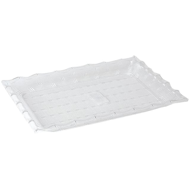 מגש הגשה מלבן שקוף ו