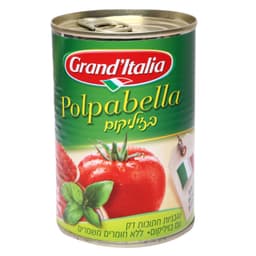 עגבניות חתוכות דק עם בזיליקום 400 גר'