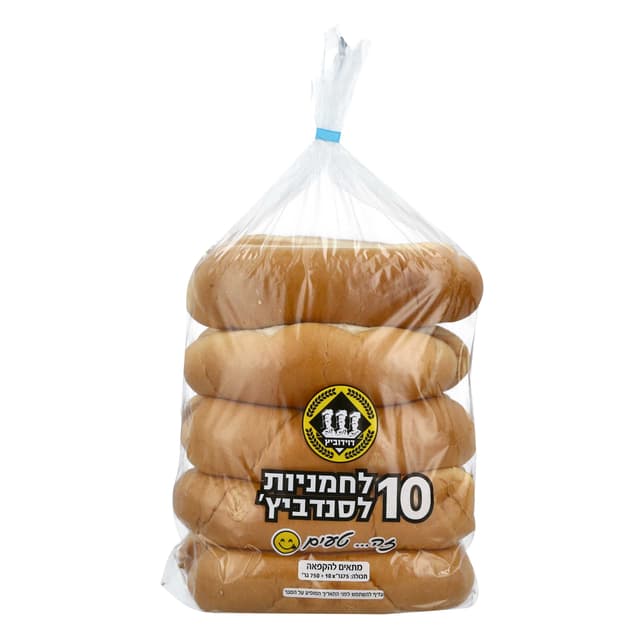 לחמניות לסנדביץ 75 גרם