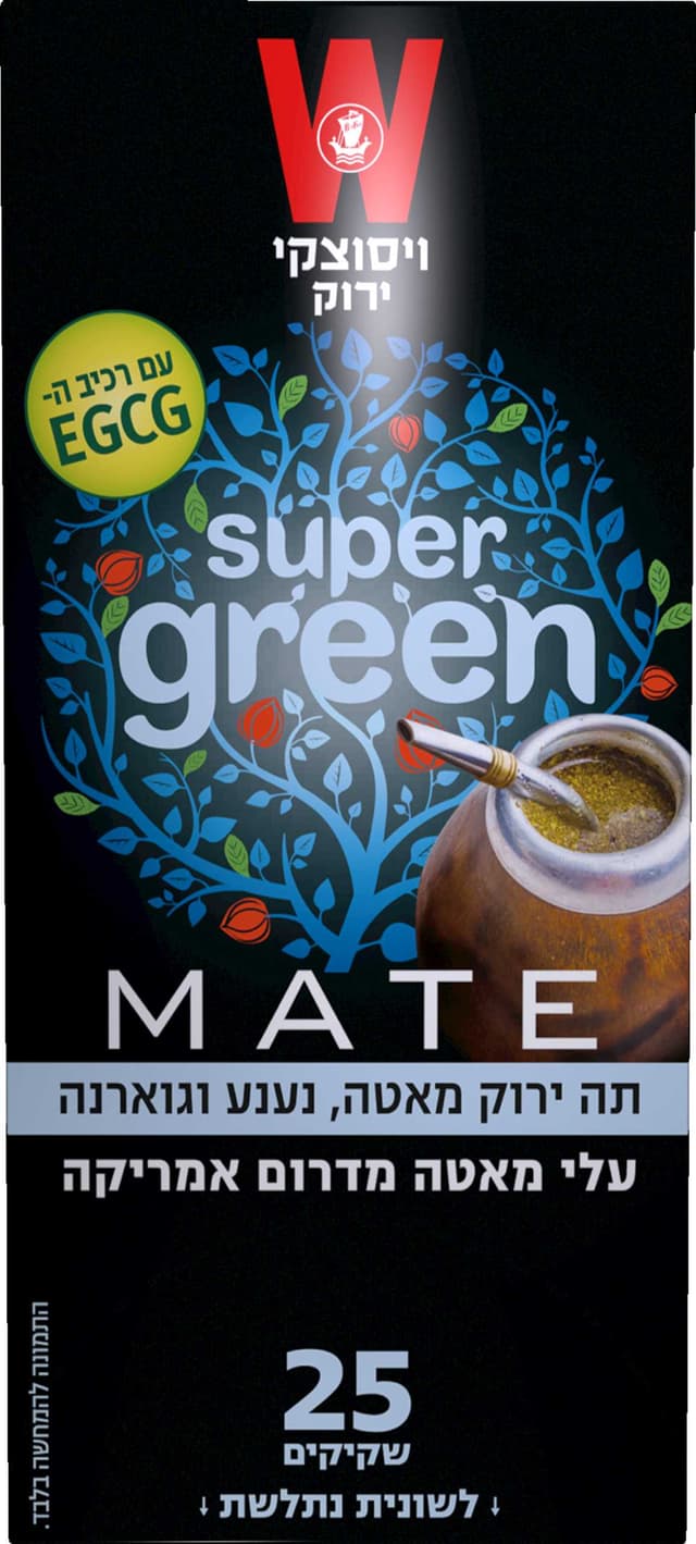 תה ירוק מאטה נענע+גואר25