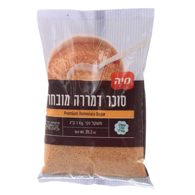 סוכר דמררה שקית 1קג