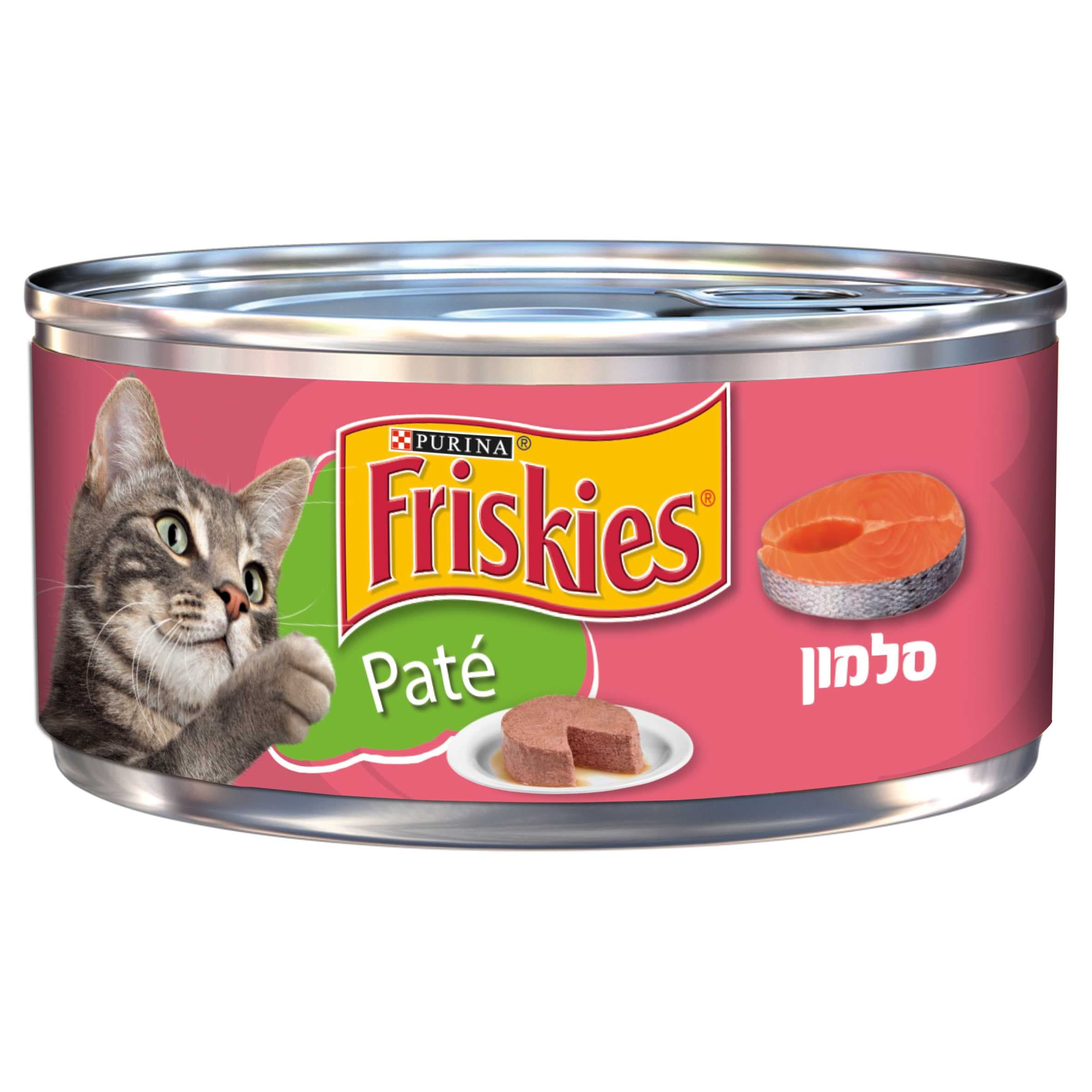 פריסקיז מזון לח לחתול פטה סלמון