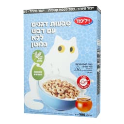 טבעות דגנים עם דבש ללא גלוטן 350 גר