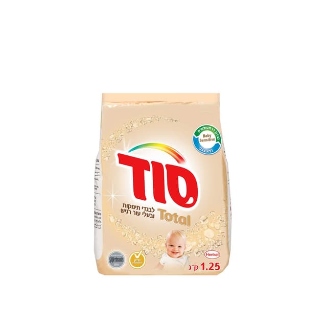 אבקת כביסה בייבי 1.25 ק"ג סוד