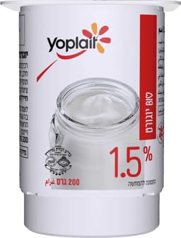 יופלה לבן 1.5% 200 גרם
