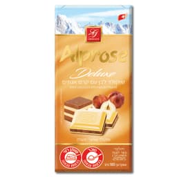 שוקולד לבן עם קרם אגוזים גרוס 100 גרם