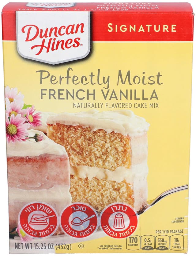 תערובת לעוגת טורט פרנץ' וניל