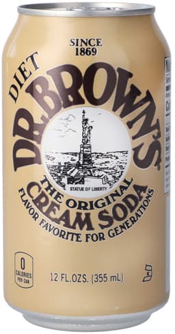 דר בראון קרים סודה דיאט 355 מ"ל