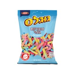 סוכריות גומי נחשים מסוכר טעמן 100 גרם
