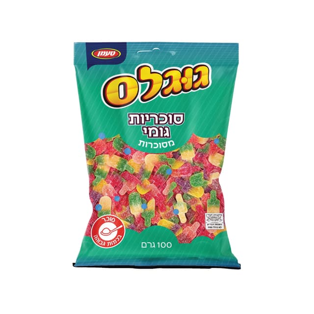 סוכריות גומי ארטיק מסוכר טעמן 100 גרם