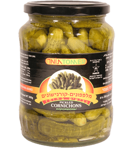 מלפפונים קורנישונים תומר 720 גרם