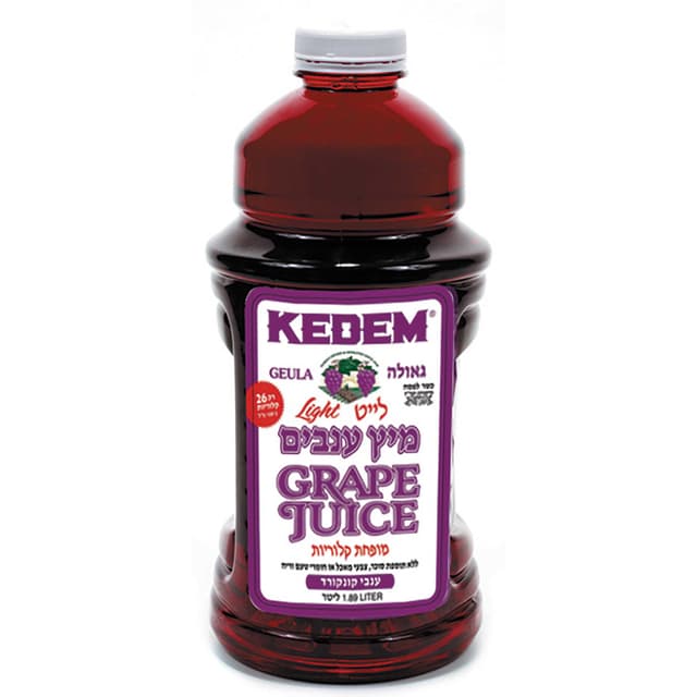 מיץ ענבים גאולה קונקורד לייט 1.89 ליטר