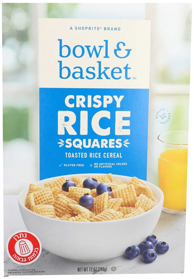 שופרייט b&b דגנים כריות אורז ללא גלוטן 340 ג