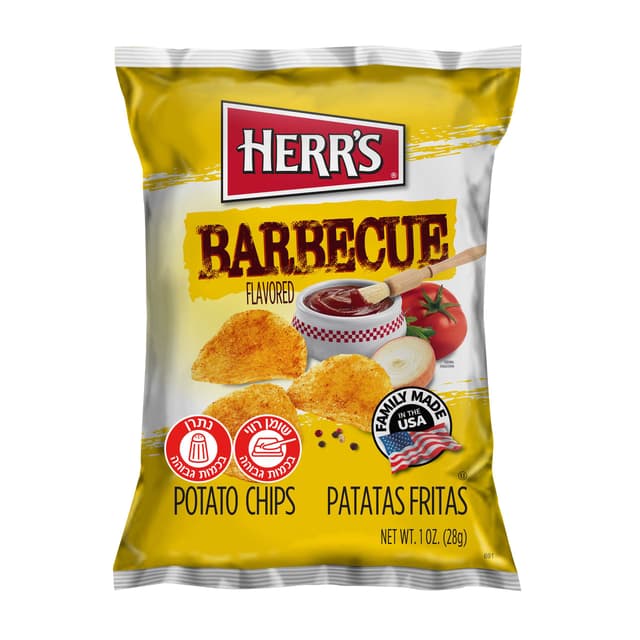 חטיף תפוחי אדמה בטעם ברביקיו הר'ס 28 גרם