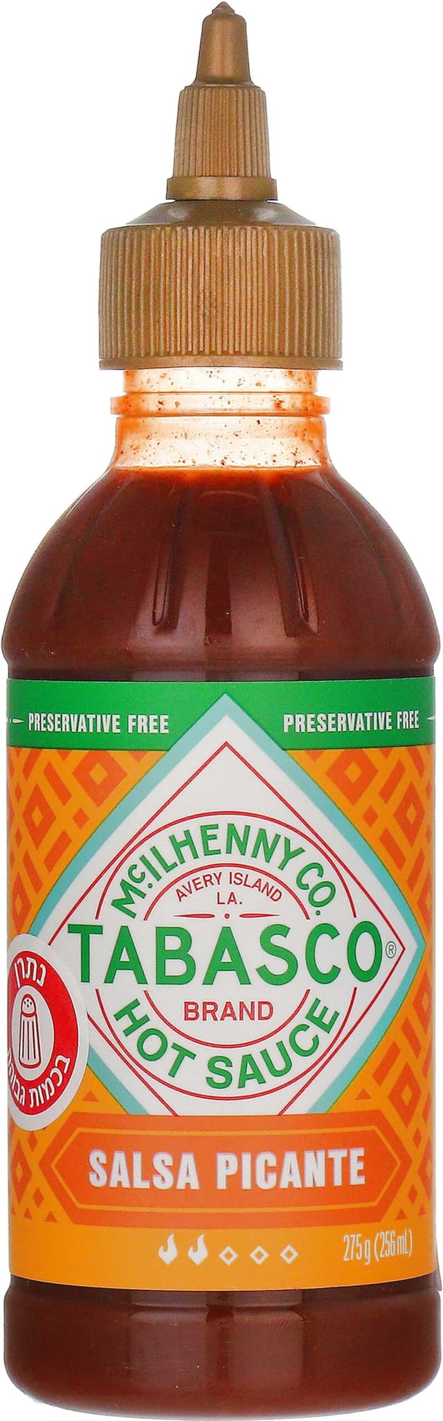 טבסקו רוטב סלסה פיקנטי לחיץ 254 גרם