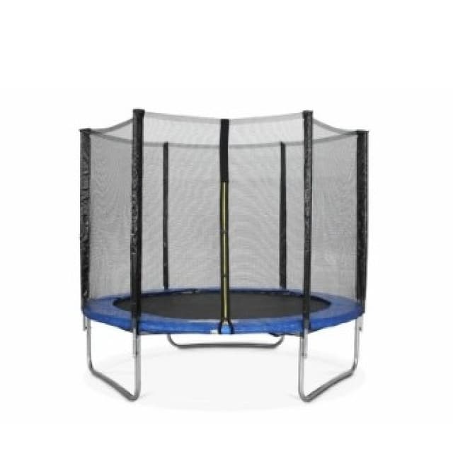 טרמפולינה + סולם 6 פיט 183 ס"מ בצבע שחור, JUMPY JUMP