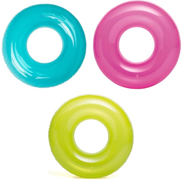 גלגל ים שקוף בקוטר 76 ס"מ (מגוון צבעים) - Intex