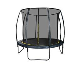 טרמפולינה + סולם 8 פיט, 244 ס"מ בצבע שחור JUMPY JUMP