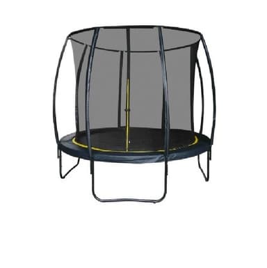 טרמפולינה + סולם 8 פיט, 244 ס"מ בצבע שחור JUMPY JUMP