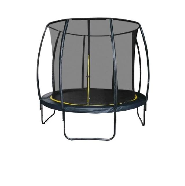 טרמפולינה + סולם 8 פיט, 244 ס"מ בצבע שחור JUMPY JUMP