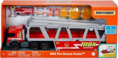 מאטצ' בוקס משאית נושאת מכוניות - MATTEL