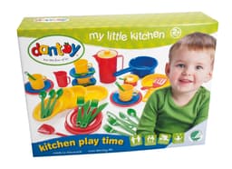 מארז כלי מטבח צעצוע מפלסטיק הכולל 42 חלקים - ToySale חנות הצעצועים הזולה במדינה