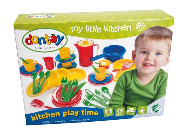 מארז כלי מטבח צעצוע מפלסטיק הכולל 42 חלקים - ToySale חנות הצעצועים הזולה במדינה