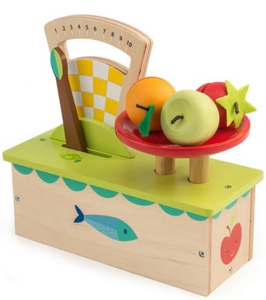טנדר ליפ Tender Leaf - משקל קלאסי לפירות וירקות מעץ מלא - ToySale חנות הצעצועים הזולה במדינה